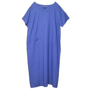 VTG Studio Ease Linen Blend 26W Lagenlook Pockets Boho Beach‎ Resort Work Office